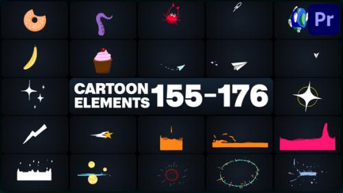 Cartoon Elements for Premiere Pro - 50327137