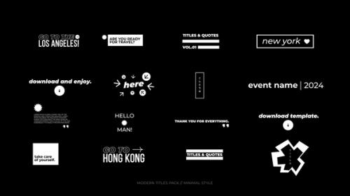 Stylish Titles | FCP - 50327374