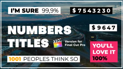 Numbers Titles | Final Cut Pro - 50359976