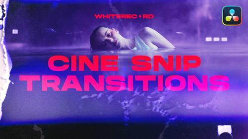 Cine Snip Transitions | DaVinci Resolve - 50368152