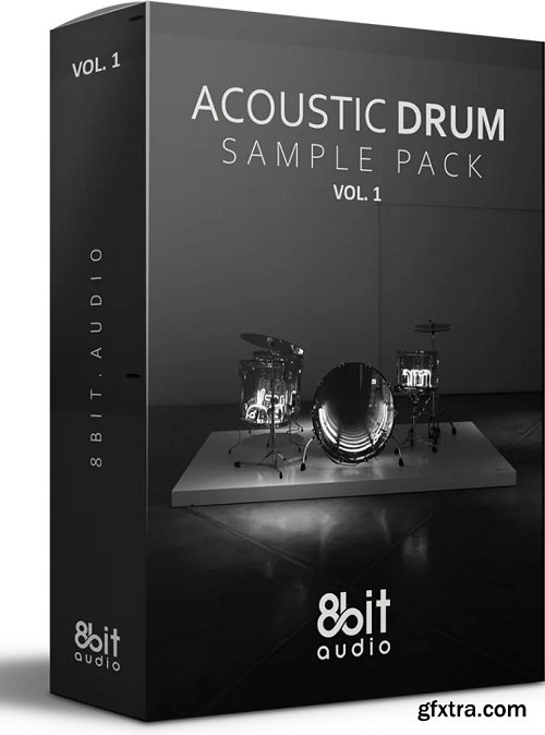 8bit Audio Acoustic Drum Sample Pack Vol 1