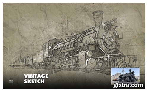 Craft Sketch Photoshop Action 26BLBWQ