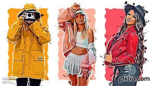 Vector Style Photoshop Action E8579EB Vector Style Photoshop Action E8579EB