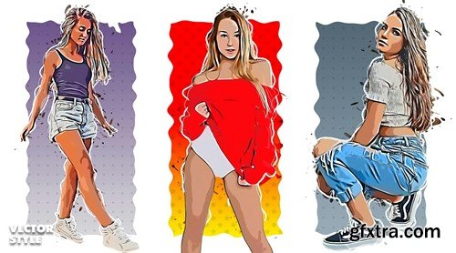 Vector Style Photoshop Action E8579EB Vector Style Photoshop Action E8579EB