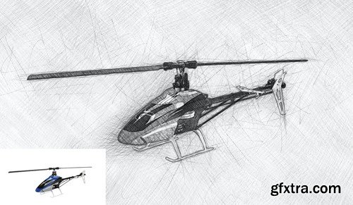 Techno Sketch Art Photoshop Action AA9LELP Techno Sketch Art Photoshop Action AA9LELP