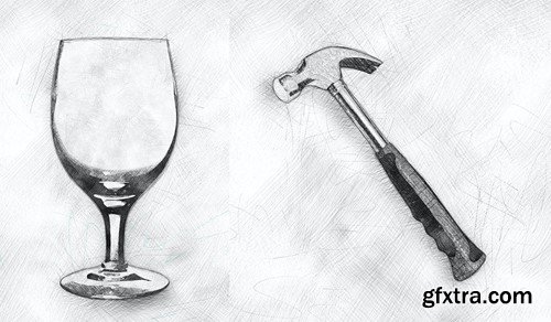 Techno Sketch Art Photoshop Action AA9LELP Techno Sketch Art Photoshop Action AA9LELP