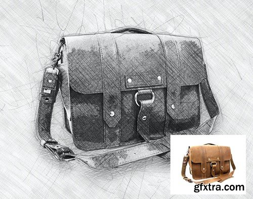 Techno Sketch Art Photoshop Action AA9LELP Techno Sketch Art Photoshop Action AA9LELP