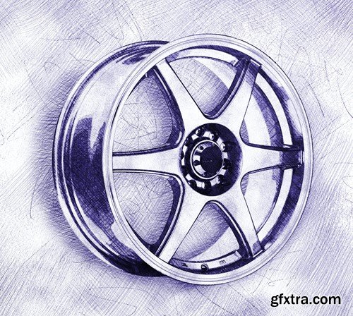 Techno Sketch Art Photoshop Action AA9LELP Techno Sketch Art Photoshop Action AA9LELP