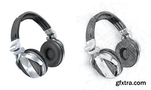 Techno Sketch Art Photoshop Action AA9LELP Techno Sketch Art Photoshop Action AA9LELP