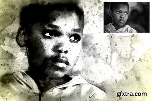 Ink Art Photoshop Action BFKTEAL Ink Art Photoshop Action BFKTEAL