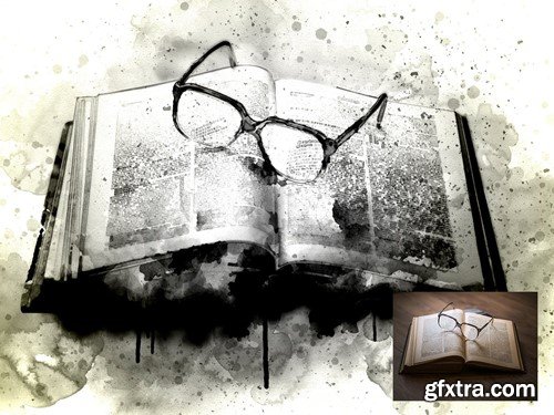 Ink Art Photoshop Action BFKTEAL Ink Art Photoshop Action BFKTEAL