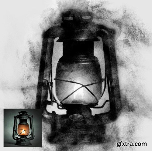 Realistic Charcoal Art Photoshop Action 4SVW9TG