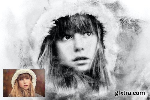 Realistic Charcoal Art Photoshop Action 4SVW9TG