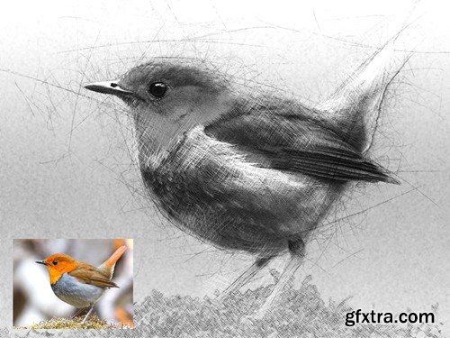 Hand Drawn Photoshop Action 39AK9RZ Hand Drawn Photoshop Action 39AK9RZ