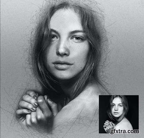 Hand Drawn Photoshop Action 39AK9RZ Hand Drawn Photoshop Action 39AK9RZ