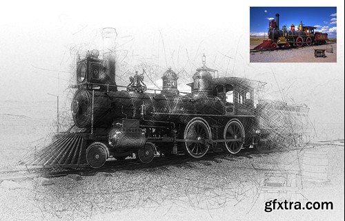 Hand Drawn Photoshop Action 39AK9RZ Hand Drawn Photoshop Action 39AK9RZ