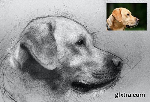 Hand Drawn Photoshop Action 39AK9RZ Hand Drawn Photoshop Action 39AK9RZ