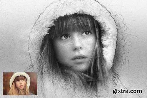 Hand Drawn Photoshop Action 39AK9RZ Hand Drawn Photoshop Action 39AK9RZ