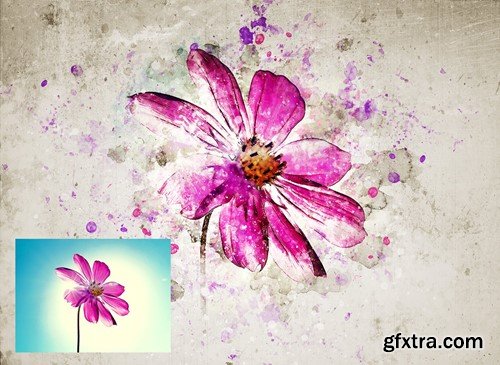 Mixed Art Photoshop Action R3HQMW8 Mixed Art Photoshop Action R3HQMW8