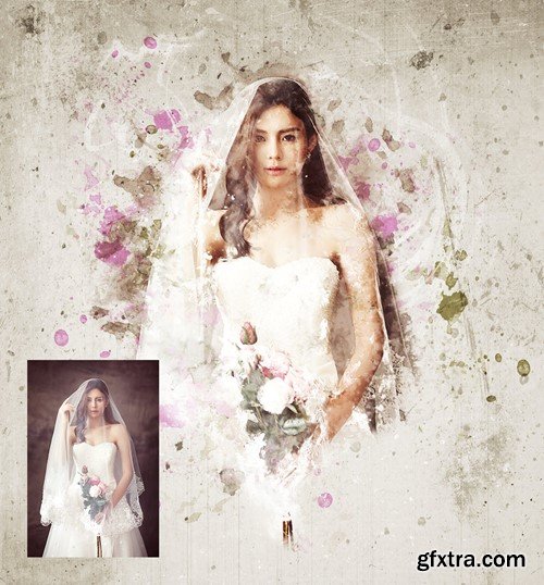 Mixed Art Photoshop Action R3HQMW8 Mixed Art Photoshop Action R3HQMW8