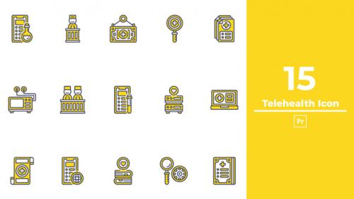 Telehealth Icon Premiere Pro - 50382066