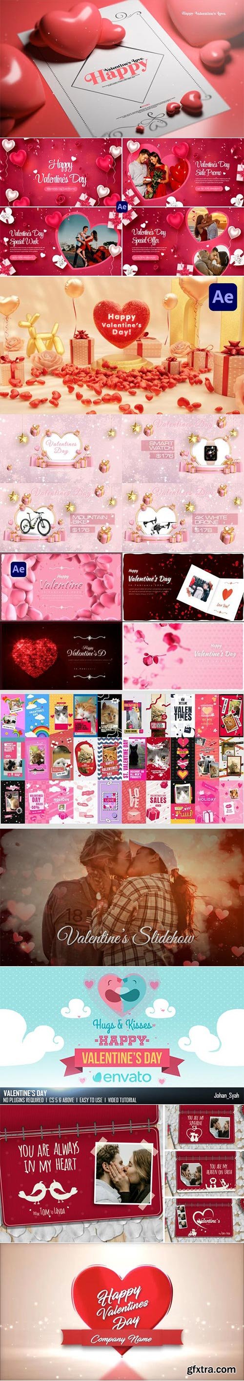 Valentines Day After Effect Project Pack 1