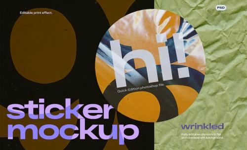 Sticker Mockup