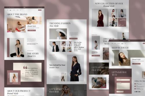 iStyle - Creative Website UI Kit Figma Template