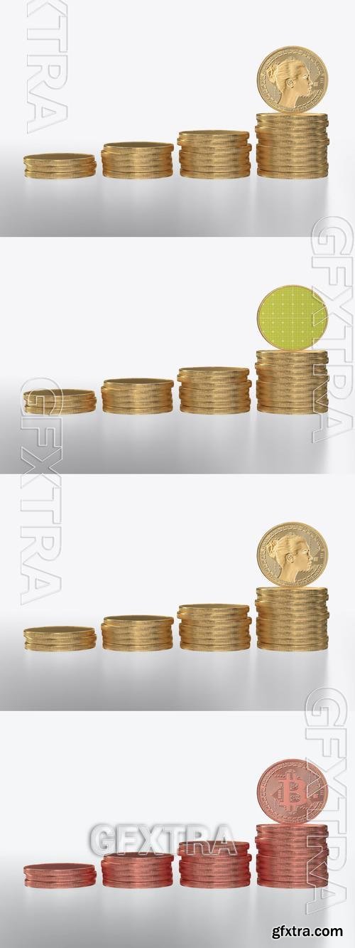 Custom Gold Coin Mockup YQUDXNC Custom Gold Coin Mockup YQUDXNC