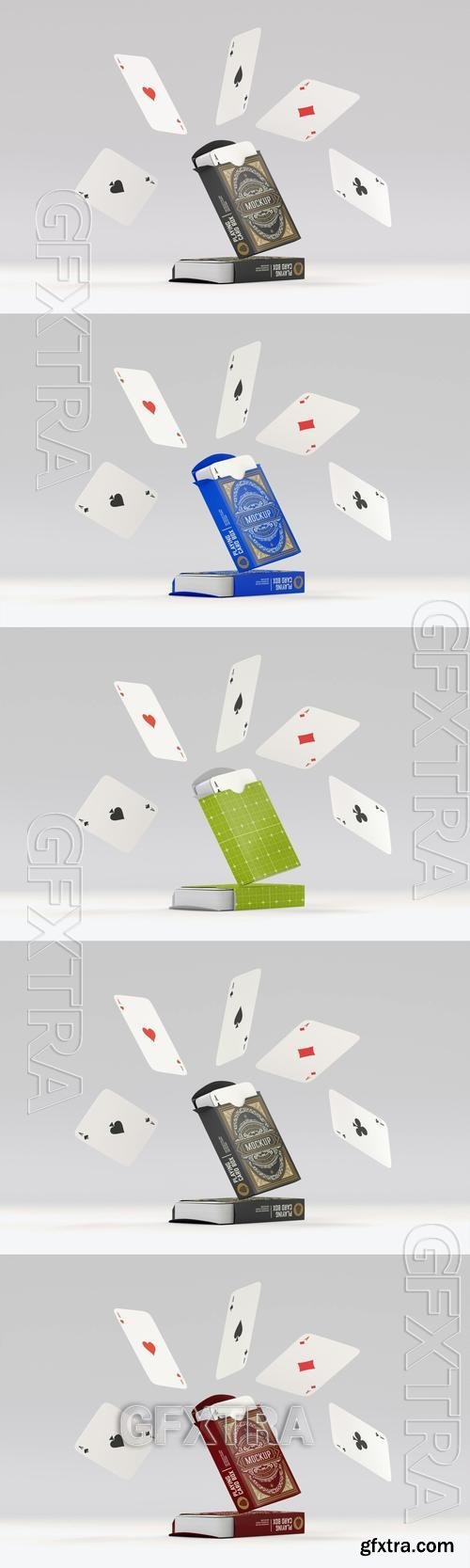 Box with Playing Cards Mockup 9N5WLN3 Box with Playing Cards Mockup 9N5WLN3