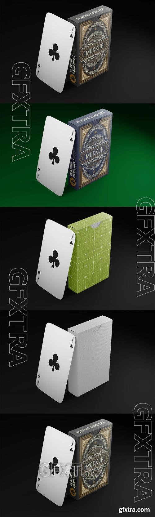 Box with Playing Cards Mockup ZC2N58S