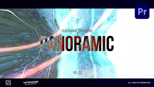 Film Damage Panoramic Transitions Vol. 02 for Premiere Pro - 50406193