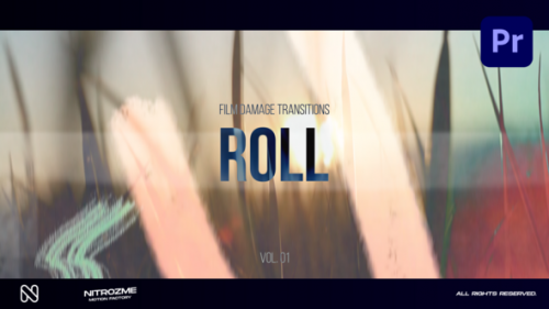 Film Damage Roll Transitions Vol. 01 for Premiere Pro - 50406214