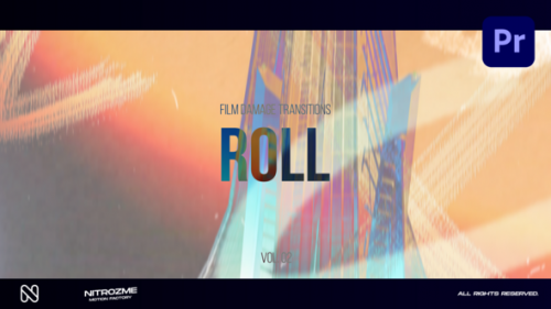 Film Damage Roll Transitions Vol. 02 for Premiere Pro - 50406224