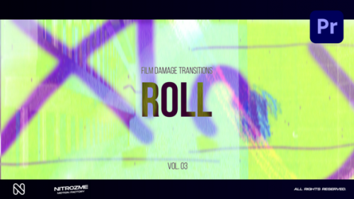 Film Damage Roll Transitions Vol. 03 for Premiere Pro - 50406235