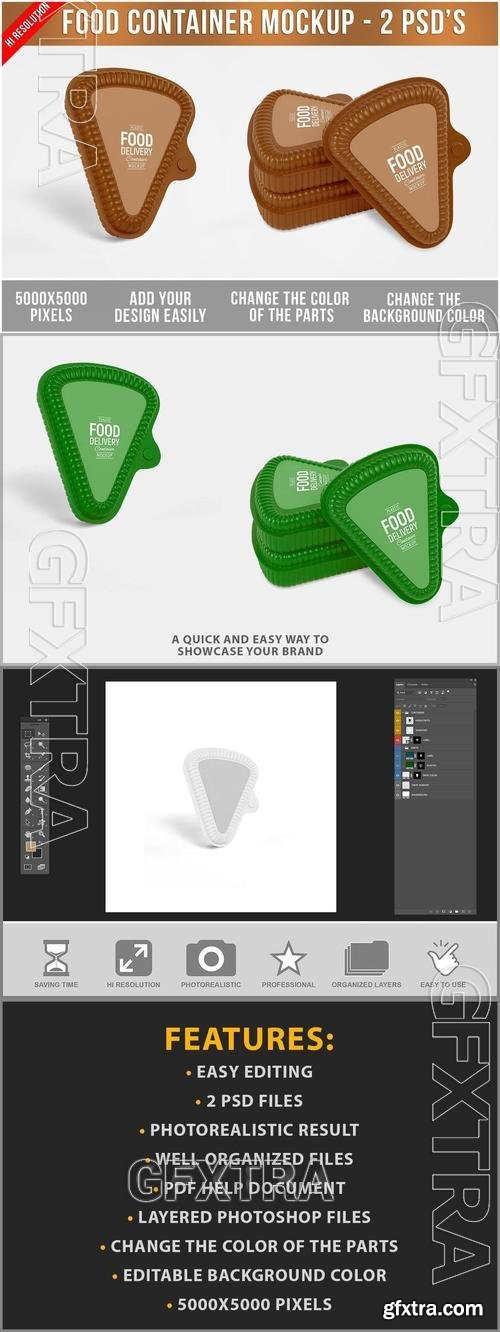 Food Container Mockup MNVJZ72