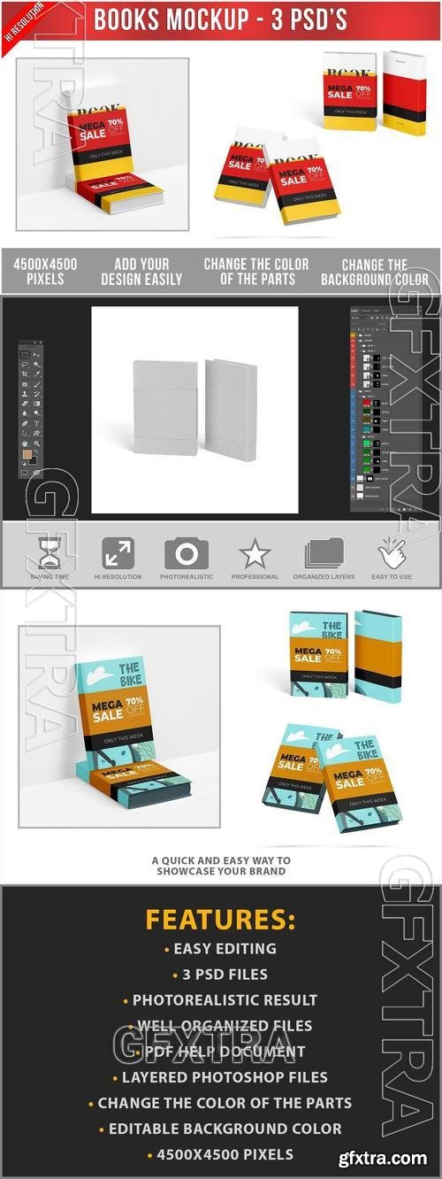 Book Mockup with Label PVKNSJ2