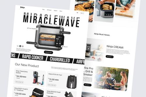 NINJA - Air Fryer & Multi-cooker Landing Page NINJA - Air Fryer & Multi-cooker Landing Page
