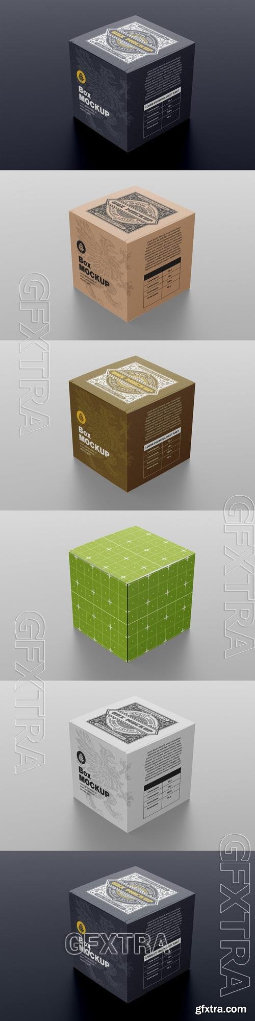 Luxury Cardboard Box Mockup 4DQEGM2 Luxury Cardboard Box Mockup 4DQEGM2