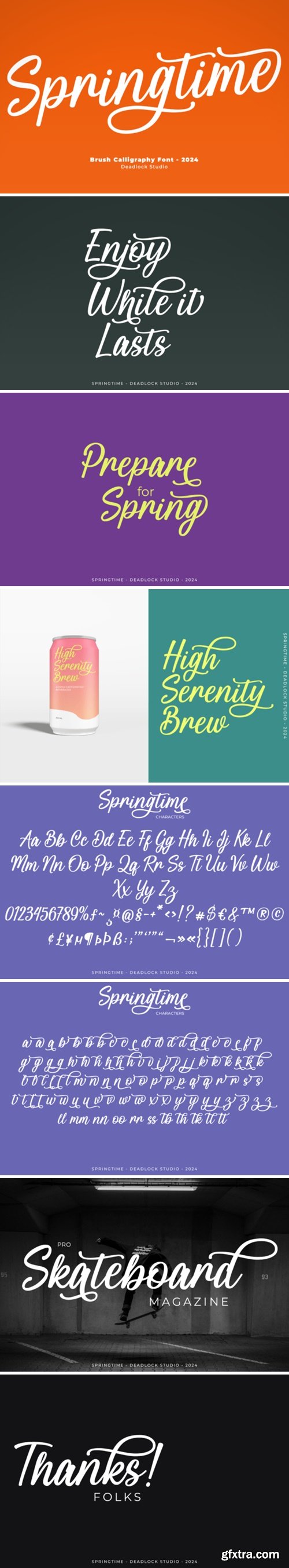 Springtime Font