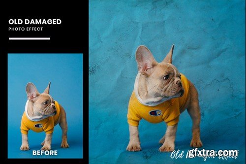 Old Damaged Photo Effect WFN4QUH Old Damaged Photo Effect WFN4QUH