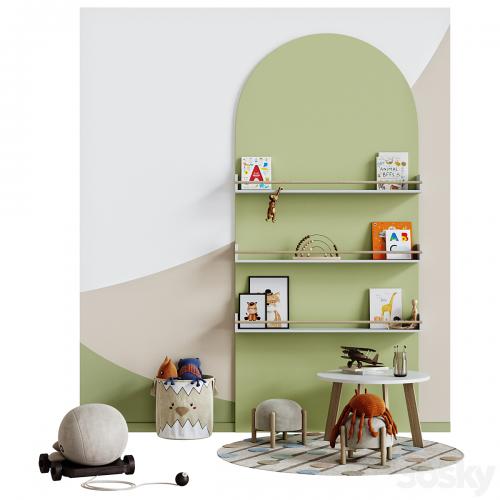 Decor and furniture for children's Set-003