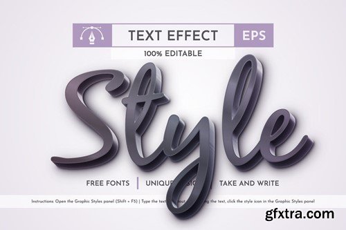 Black Editable Text Effect, Graphic Style 7GZFMBL Black Editable Text Effect, Graphic Style 7GZFMBL