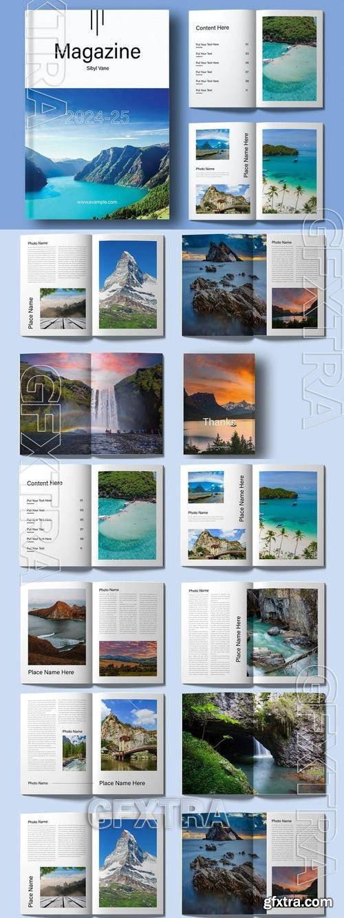 Magazine Template Layout BLS9TYW Magazine Template Layout BLS9TYW