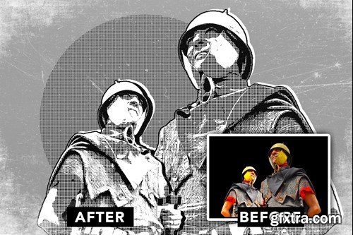 Comic Book Photo Effect 2LZP22N Comic Book Photo Effect 2LZP22N