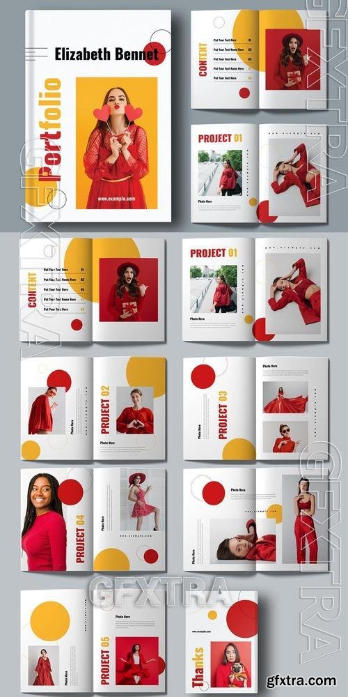 Portfolio Layout Template 5D6DVH3