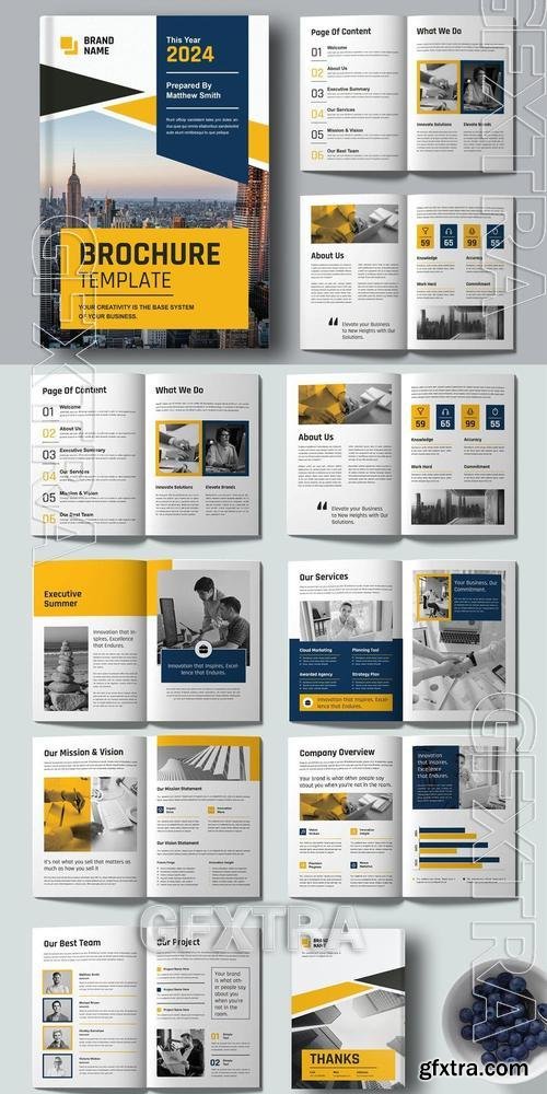 Corporate Business Brochure Template PAX35ZE Corporate Business Brochure Template PAX35ZE