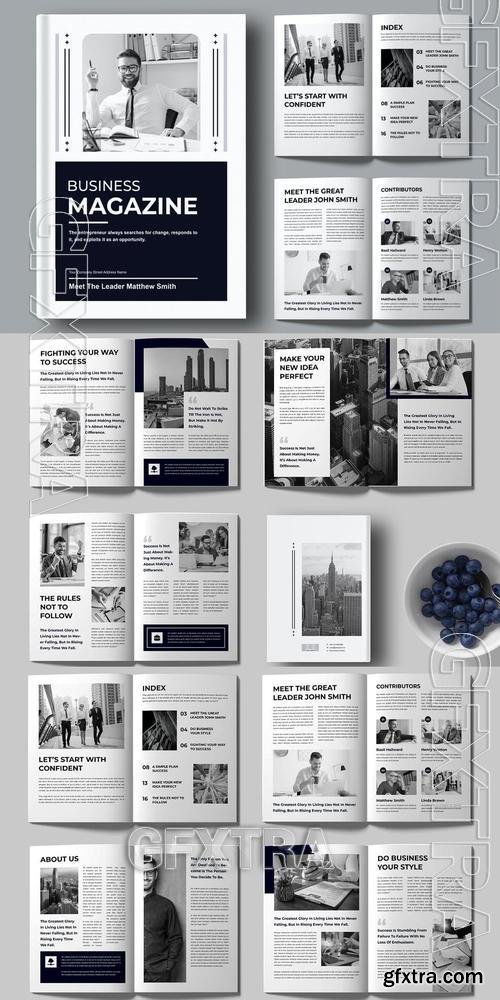 Business Magazine Template ZEF424P Business Magazine Template ZEF424P