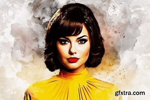 Editable Portrait Photo Effect Template Editable Portrait Photo Effect Template