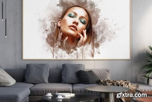 Editable Portrait Photo Effect Template Editable Portrait Photo Effect Template